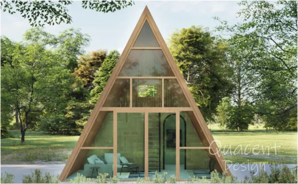 Quacent A Frame Tiny Houe - Tiny Villa-A1